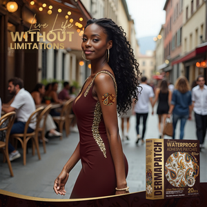 DermaPatch® Paisley CGM Sensor Covers – Waterproof Adhesive Patches for Libre 3, Libre 2 & Dexcom G7/G6 (No Glue Center, 14-Day Hold) - 20 Pack